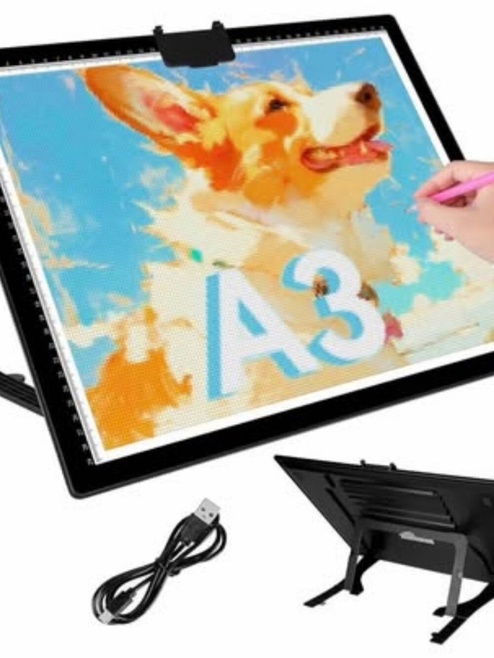 Rechargeable A3 Light Pad for Diamond Painting,